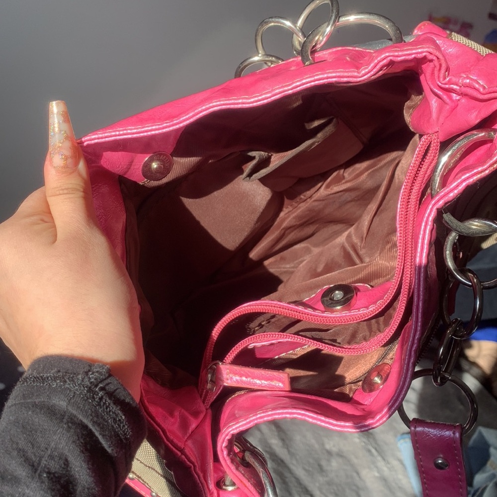 Pink multi pattern purse - Picture 4 of 4